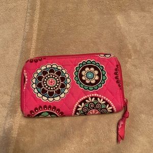 Vera Bradley Cupcakes Pink Wallet